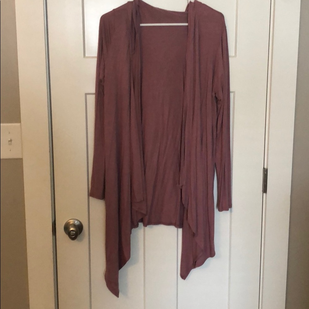 Dusty rose cardigan